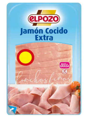 JAMON COCIDO EXTRA LONCHAS FINAS 115...