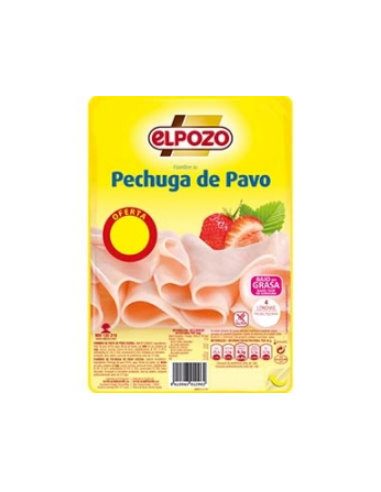 PECHUGA PAVO LONCH-FINAS  ELPOZO 115 GRS