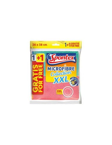 BAYETA SPONTEX MICROFIBRA ECONOMIC PK-2