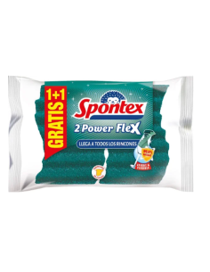 SPONTEX ESTROPAJO 2POWER FLEX1