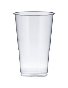 VASO CA A TRASNP. GREEN TEX 330 ML PK-25