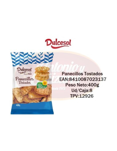 DULCESOL PANECILLOS TOSTADOS-INTEGRAL...