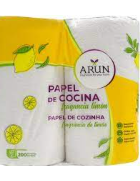PAPEL COCINA ARUN DUPLO LIMON DOBLE CAPA