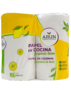 PAPEL COCINA ARUN DUPLO LIMON DOBLE CAPA 2