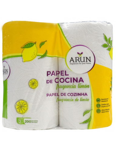 PAPEL COCINA ARUN DUPLO LIMON DOBLE CAPA