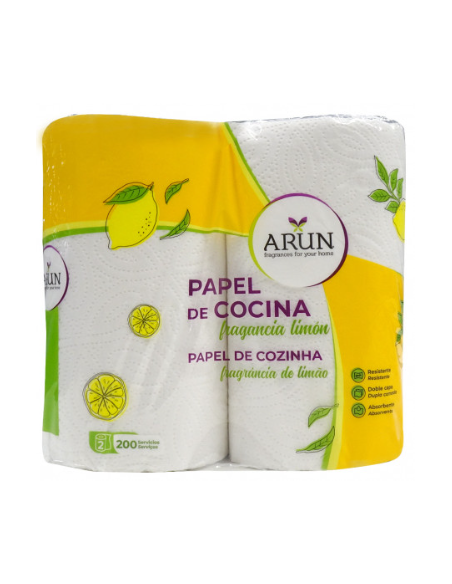 PAPEL COCINA ARUN DUPLO LIMON DOBLE CAPA