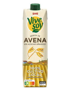 LECHE VIVESOY AVENA PLUS  SIN AZUC BRIK