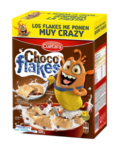 GLLTAS. CUETARA CEREALES CHOCO FLAKES 65