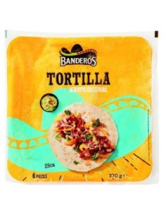 FAJITAS WRAPS MEXICANAS BANDEROS PK-6X25