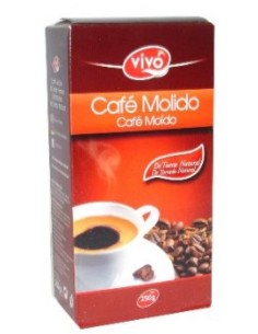 CAFE VIVO MOLIDO NATURAL 250 GRS