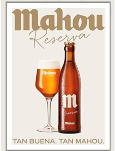 CERVEZA MAHOU RESERVA BTLLA 33 CL