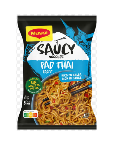 NOODLES MAGGI SAUCY PAD TAHI 128 GRS