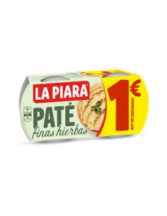 PATE CLASICO PIARA HINAS HIERBAS 150 GR PK-2