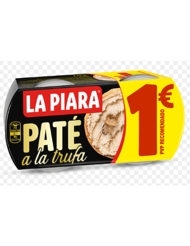 PATE CLASICO PIARA TRUFA 150 GR. PK-2