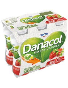 DANONE DANACOL FRESA X6