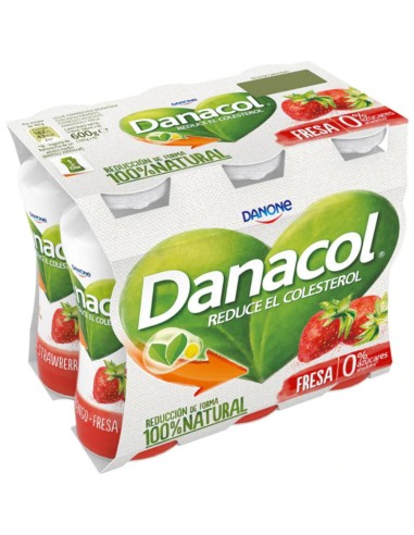 DANONE DANACOL FRESA X6