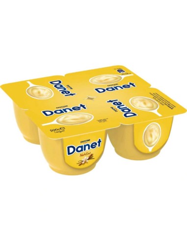 DANONE DANET NATILLAS VAINILLA X4